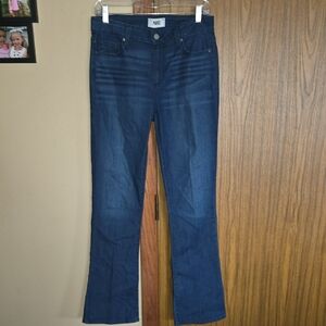 PAIGE Women's Deep Indigo Boot Cut Jeans